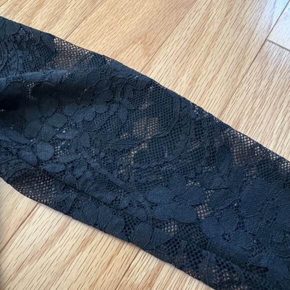 Motel Rocks Khafila Black Lace Long Sleeve Corset Top Size S - Picture 10 of 12